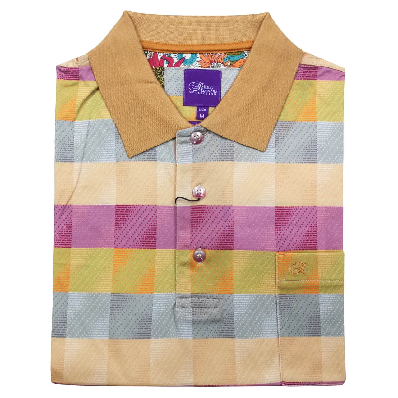 Rossini Italian Peach Double Mercerised Golfer
