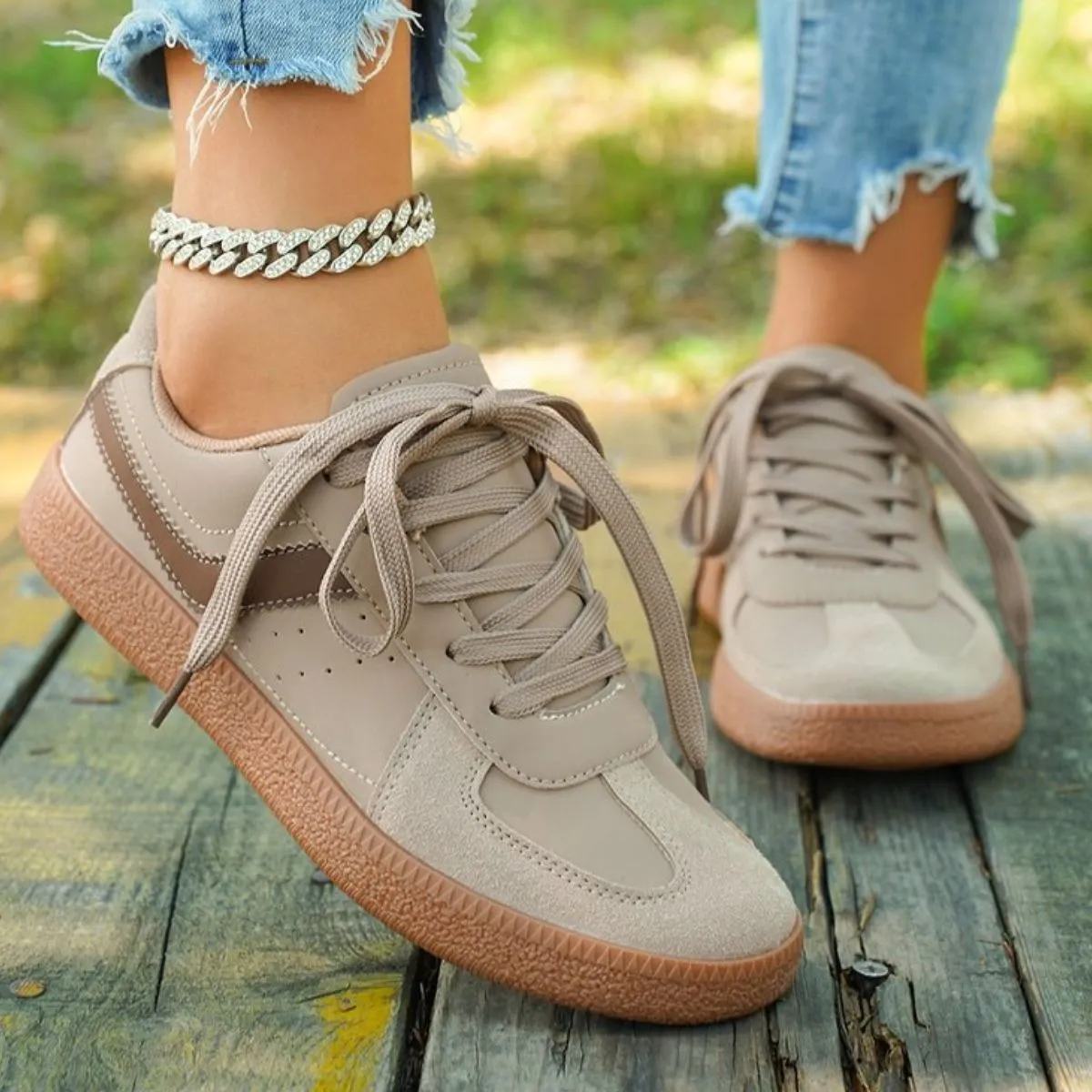 Round Toe Flats Sneakers