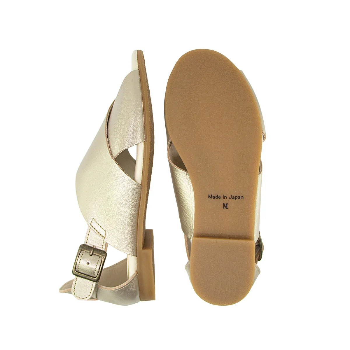Ru-an Champagne Soft Sandals