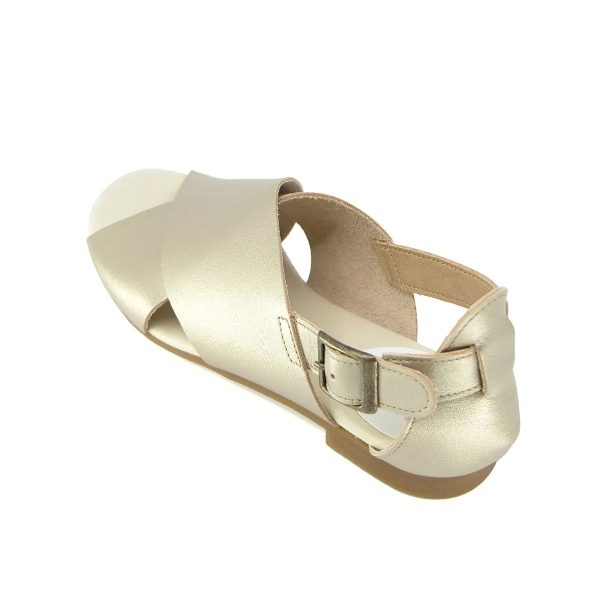 Ru-an Champagne Soft Sandals