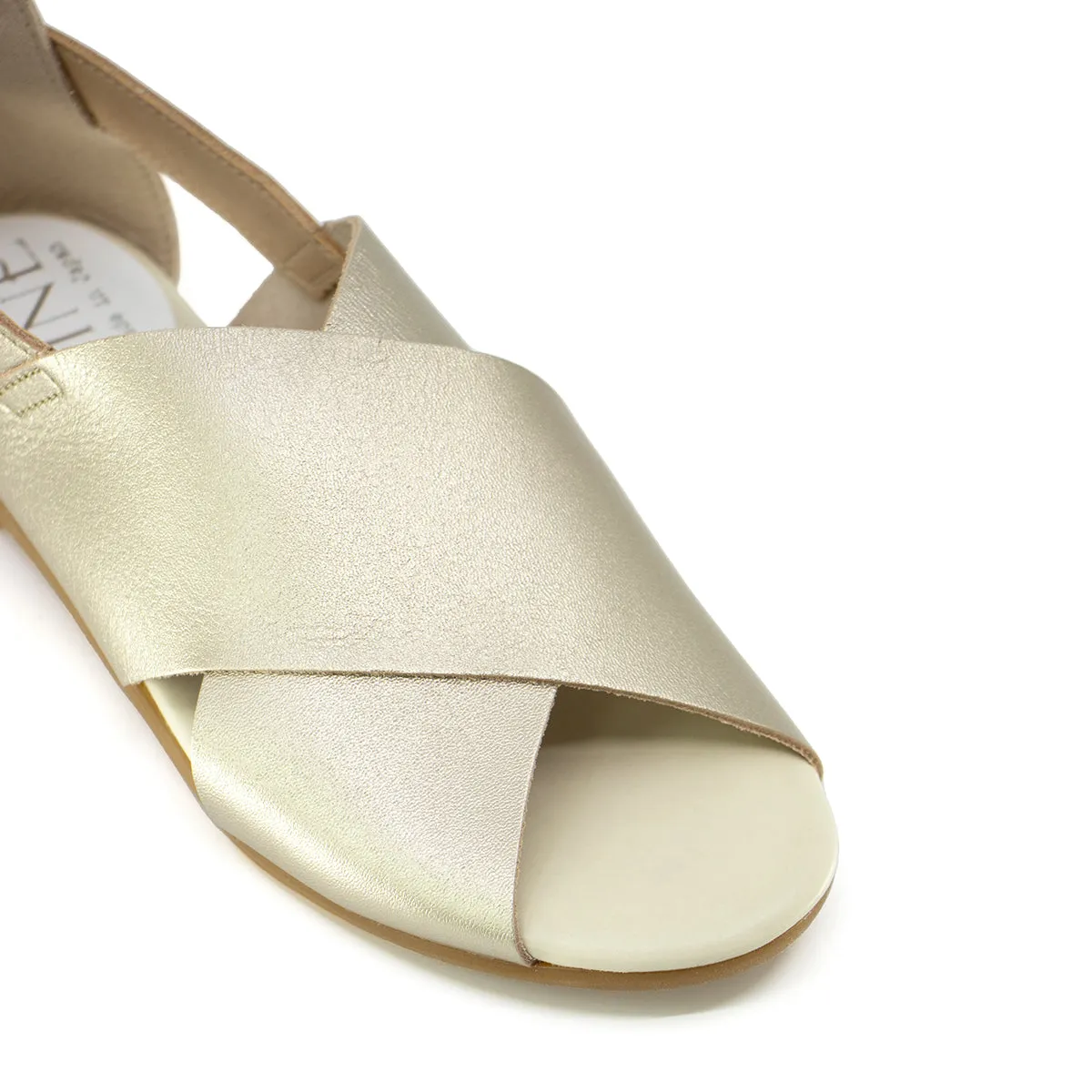 Ru-an Champagne Soft Sandals