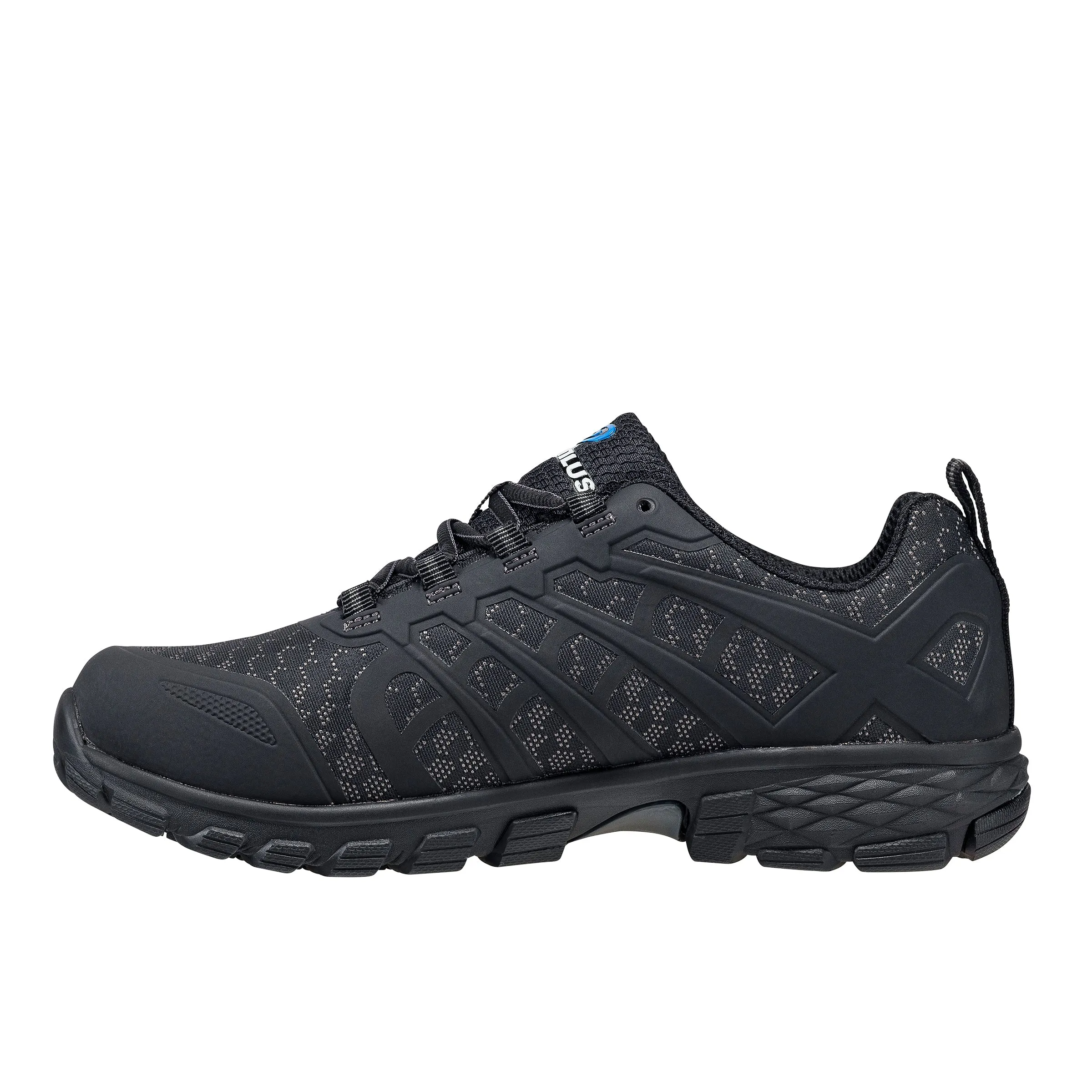Stratus Black Alloy Toe SD10 Athletic Work Shoe