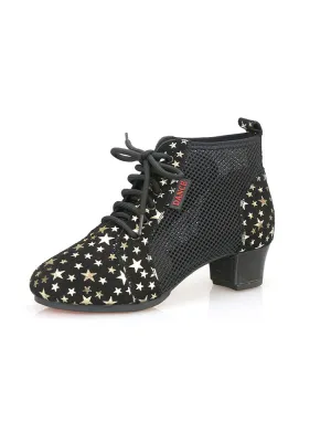 Suede Booties Breathable Outdoor Modern Dance Shoes