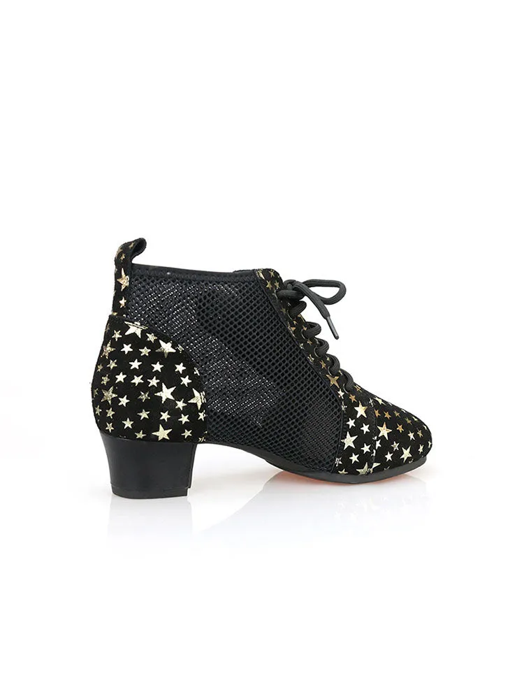 Suede Booties Breathable Outdoor Modern Dance Shoes