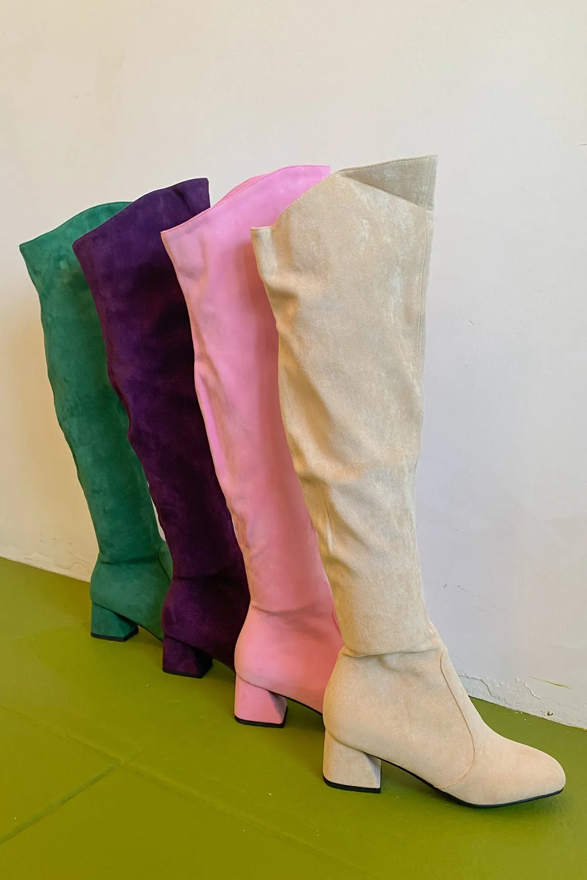 The Jane Boot in Cream