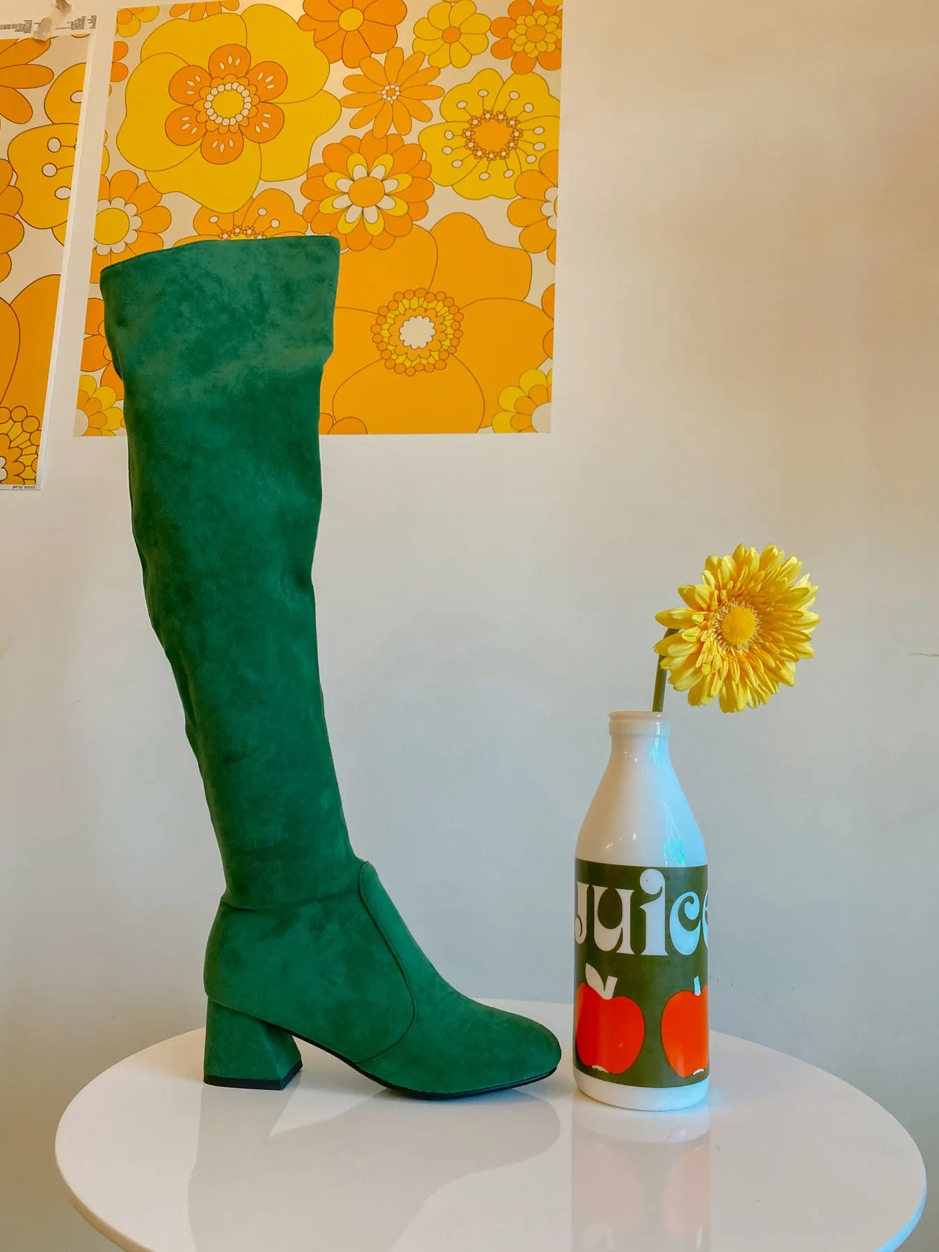 The Jane Boot in Emerald