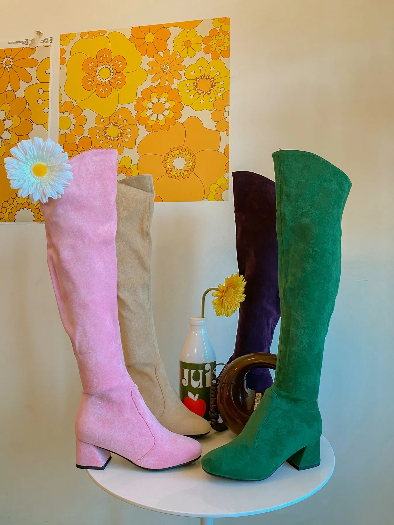 The Jane Boot in Emerald