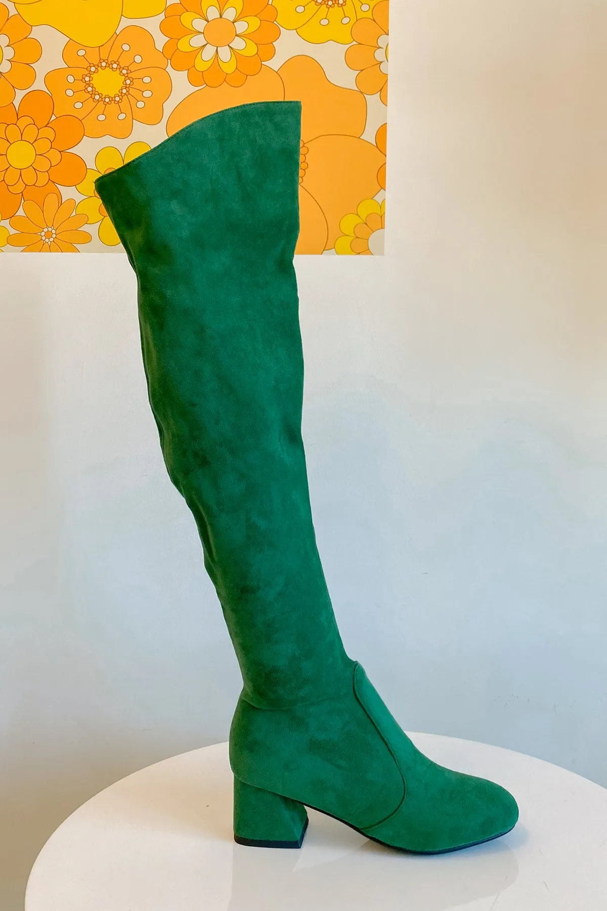 The Jane Boot in Emerald