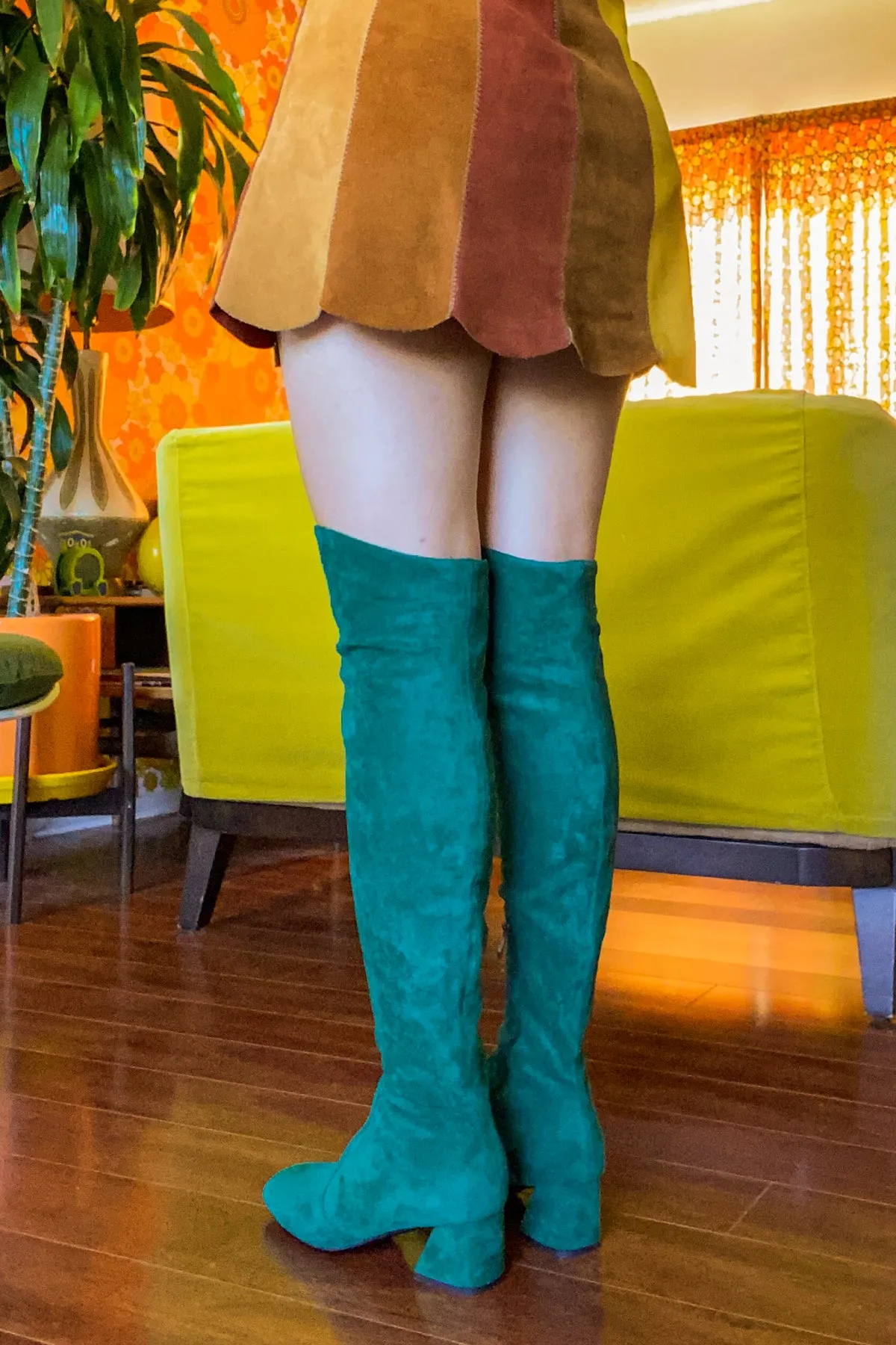 The Jane Boot in Emerald