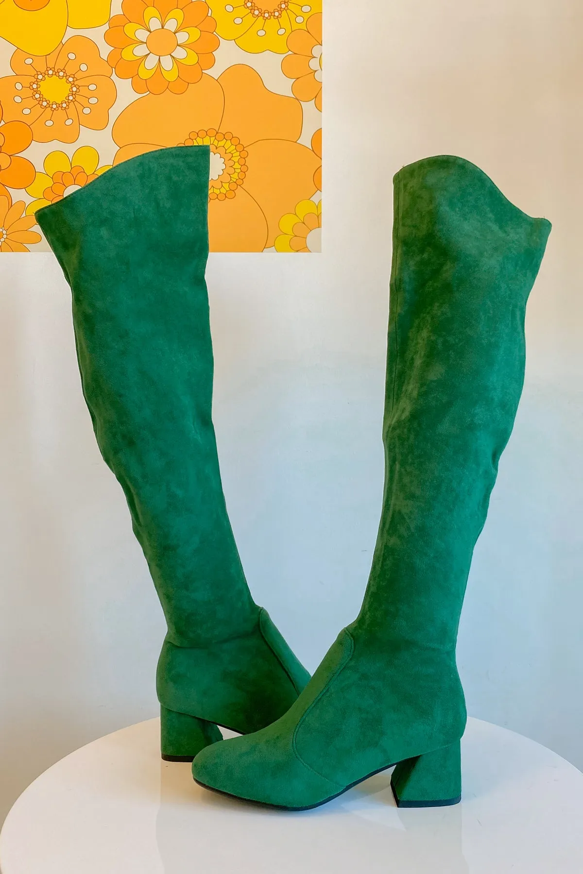 The Jane Boot in Emerald