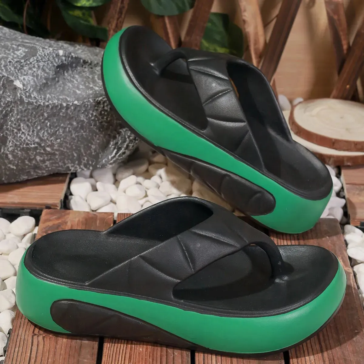 Toe Post Platform Sandals