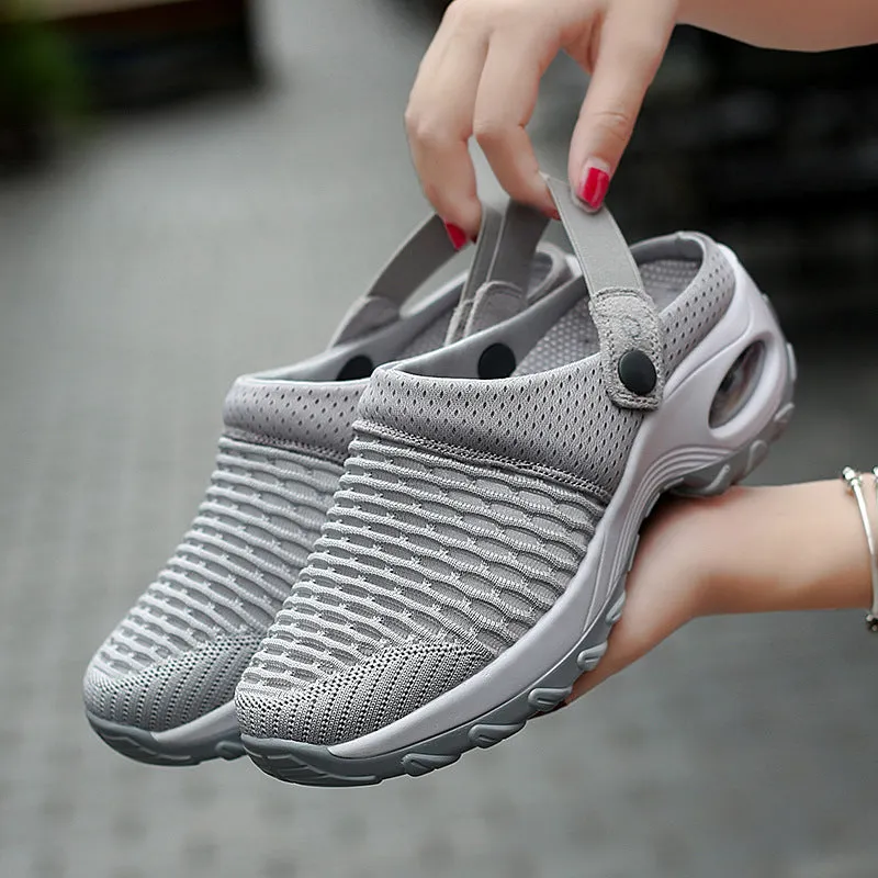Women Mesh Slippers Summer Beach Shoes Casual Sandals