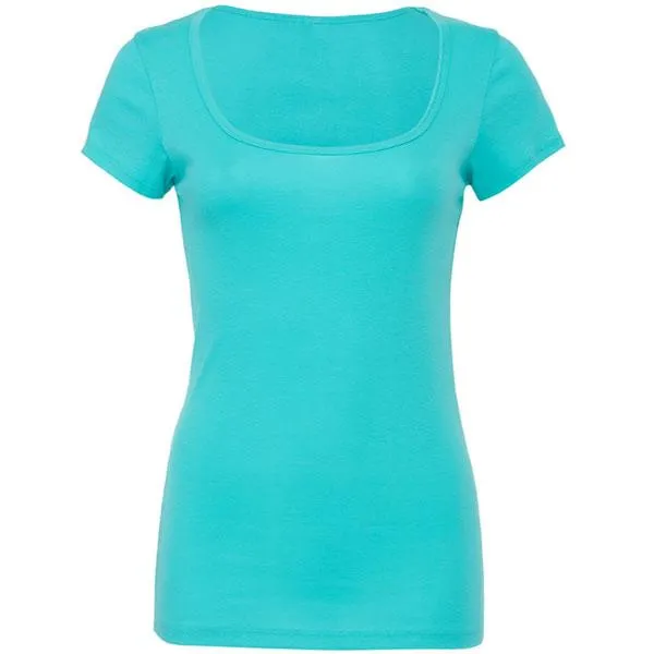 Women's Wide Neck T Shirt
